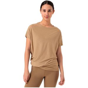 Super.natural Yoga Loose T-shirt Met Korte Mouwen Bruin M Vrouw
