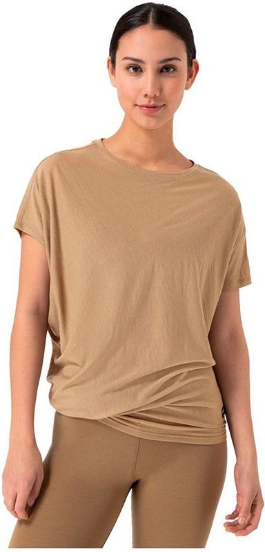 Super.natural Yoga Loose T-shirt Met Korte Mouwen Bruin M Vrouw