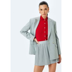 Mini-lengte Dun geplooid Sommerrock