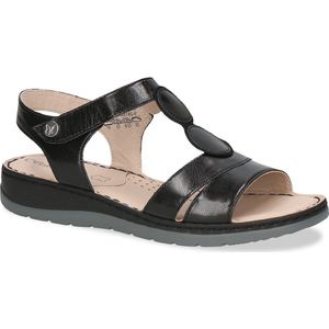 Caprice - 9-28154-42 - Sandaaltje - Zwart - Leer - G-breedte