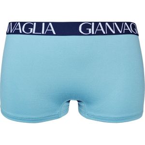 Dames boxershorts 3 pack Gianvaglia effen licht blauw L