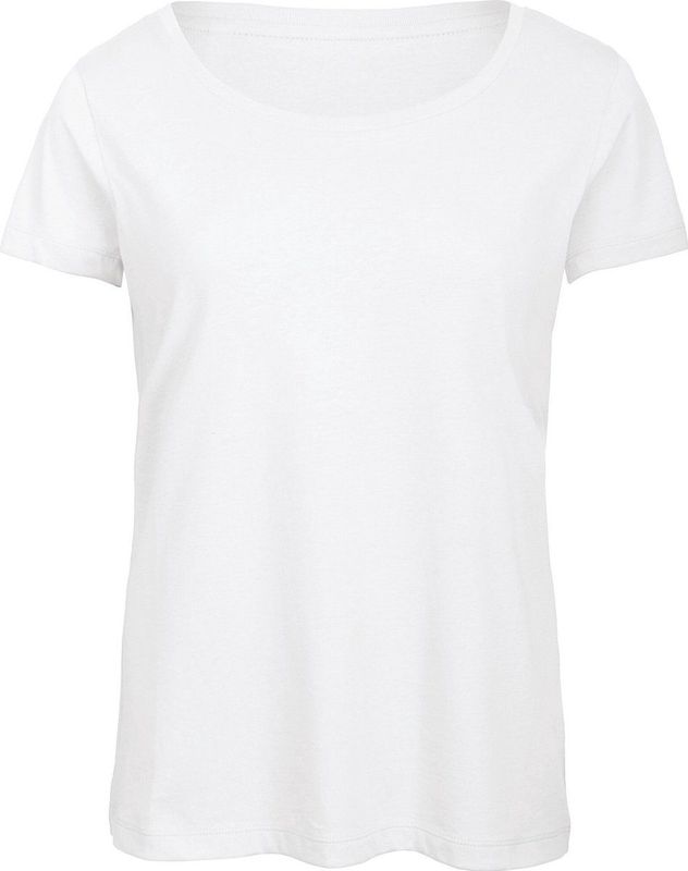 B&C Triblend - Dames-T-shirt - Ronde Hals - Gecertificeerd STANDARD 100
