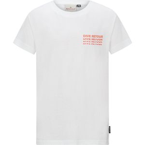 Retour jeans Evan Jongens T-shirt - white - Maat 13/14