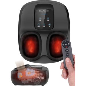 Health Bay® ComfortPress - Voetmassage Apparaat - Shiatsu & Luchtcompressie - Voetmassage Apparaat Bloedsomloop - Verwarming & Instelbare Intensiteit