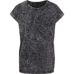 Build Your Brand - Acid Washed Extended Shoulder Tee - T-shirt - Dames