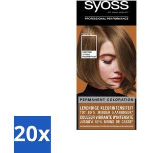 Syoss - Haarverf - Pantone 6-66 Roasted Pecan - 1 Haarkleuring - Bulkverpakking - 20 stuks