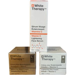 White Therapy Vitamine C Promo Pack – Dagcrème, Nachtcrème & Vitamin C Lightening Face Serum, 50ml
