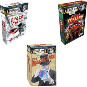Escape Room Uitbreidingsbundel - 3 Stuks - Space Station & Funland & The Magician