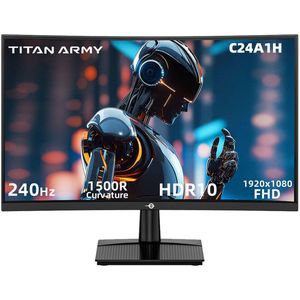 TITAN ARMY C24A1H R1500 16:9 VA FHD 240Hz Gaming monitors