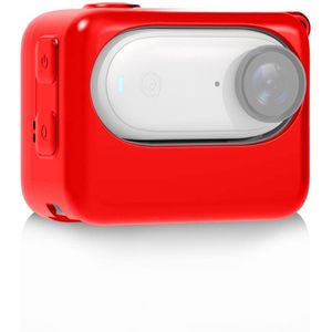 Voor Insta360 GO 3 PULUZ Camera Oplaadhoes Siliconen Hoesje met Lensdop & Riem