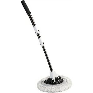 Dutchers® Autowasborstel - Telescopisch - Autowas spons - Met steel - Anti kras multifiber materiaal - Wassen zonder krassen - Reinigingsgereedschap - Auto accessoires