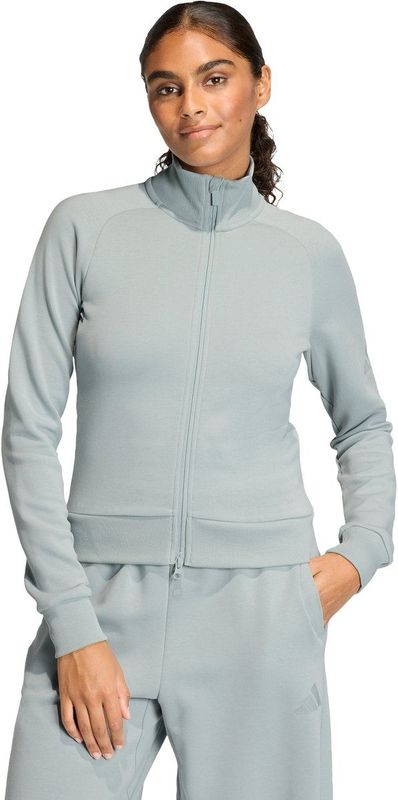 adidas Sportswear Soft Lux Slim-fit Sportjack - Dames - Groen