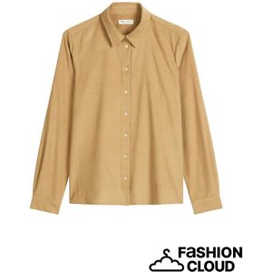 Marc O'Polo - Overhemdblouse - Effen - Regular Fit - Mix van Katoen en Lyocell