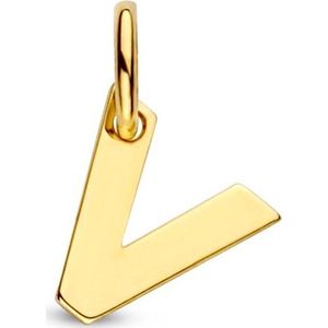 Letter Hanger - Geelgoud - Massief 14 Karaat Goud