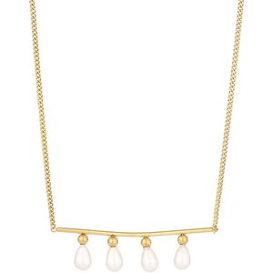 Victorious Dames Ketting - Goud - Model: Parel Mana