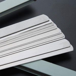 Blade Feeler Gauge RVS Gap Meetgereedschap - Metrisch Gauge - 300 x 14mm - ZILVER .