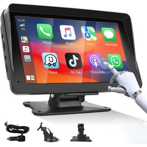 JMZR® Autoradio Met Klapscherm - Apple Carplay Scherm - Bluetooth Radio