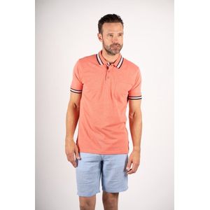 Pre End heren poloshirt - polo heren KM - 100457 - Aspen - coral uni - maat XL