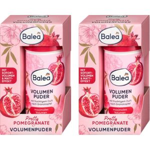 Balea Haarvolume Poeder - 2x 10 gr | Pretty Pomegranate - Volumepoeder voor het haar | Haar Volumebooster - Matte effect