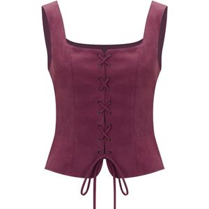 Vintage Dames Bustier - Piraten Florale Korset - Middeleeuws en Victoriaans Kostuum