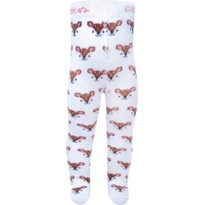 Babymaillot off-white met Hertjes - Biologisch Katoen (GOTS) - 68