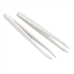 Pincetten - Wit - Set van 2 - Antistatisch - ESD-veilige Materialen - Platte Punten