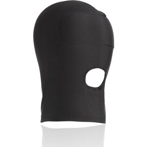 JGS Premium - Volledig Gezichtsmasker Zwart voor Volwassenen voor Cosplay Feesten Carnaval - Ademend en Elastisch - Open-Mond Maskers - Dress-up - Feestmasker