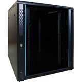 DSIT 18U serverkast met glazen deur 800x1000x1000mm (BxDxH) - serverbehuizing - serverrack - 19 inch