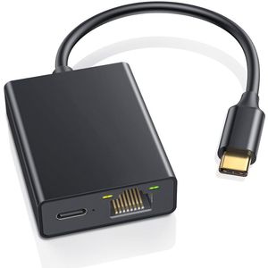 USB C naar Ethernet-adapter voor Chromecast en andere apparaten - Stabiliteit en snelheid tot 100 Mbps