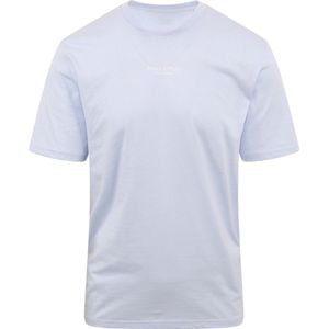 Marc O'Polo - T-Shirt Logo Lichtblauw - Heren - Maat XXL - Regular-fit