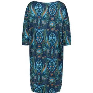 DIDI Dames Loose dress Easy Blue Pintura print maat 48