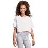 Adidas Everyday Glam Cropped Graphic T-shirt Met Korte Mouwen 9-10 Years Meisjes