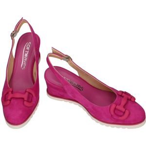 Softwaves -Dames - fuchsia - pumps & hakschoenen - maat 39