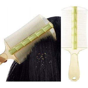 Hygiënische Luizenkam met Fijne Tanden - Groen