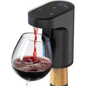 Redsack - Elektrische Wijn/Whiskey Karaf - Wijn Decanteerder - Drank Dispenser met handige tap - Zwart