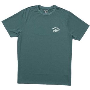 Salty Crew Even Keel Tech Korte Mouw Rash Guard Groen L Man,Vrouw