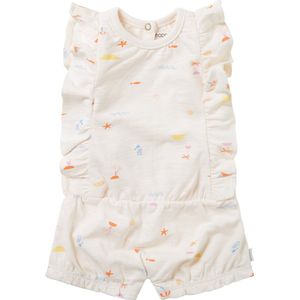 Noppies Baby Playsuit Nairobi All Over Print Jumpsuit voor babymeisjes, Pristine-N021, 56, Pristine - N021, 56 cm