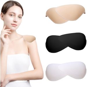 Pack of 3 Pairs Sponge Sew On Blazer Clothing Shoulder Pads Unisex Soft Foam Shoulder Pads Sewing Accessories Jacket Blazer Dress