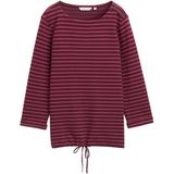 TOM TAILOR T-shirt voor dames, 38582 - Green Offwhite Thee Stripe, XL