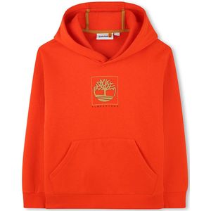 Timberland - T60318 - Hoodie - Oranje - 4 Years - Jongens