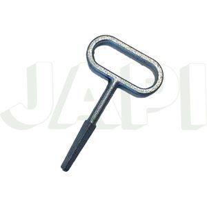 Vierkantsleutel groot voor bandenbakslot 130x8mm.