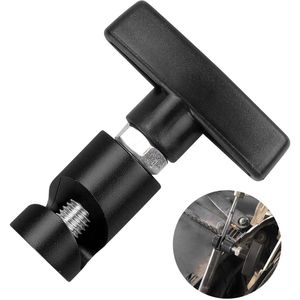 Motorkapstangklem, motorkapsteunklem voor auto, schokdemperstop van aluminiumlegering voor kofferbak (zwart)