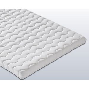 Topdekmatras - Topper 160x200 - HR60 koudschuim - Cooltouch - 7 cm dik - Medium/stevig