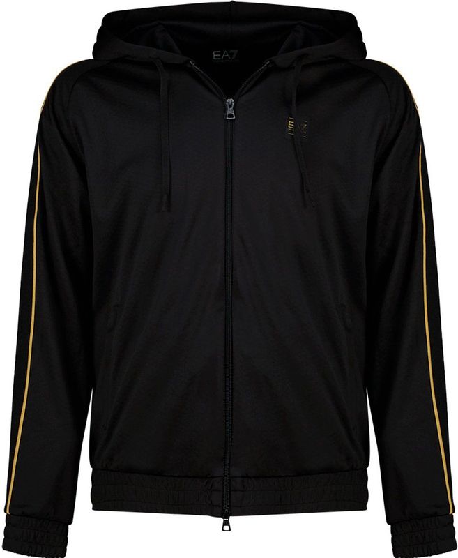 Emporio Armani Ea7, Heren, Sweatshirts & Hoodies, Zwart, Maat: XL