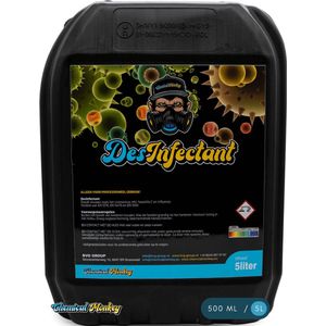 Chemical Monkey Desinfectant - 5L - Elke ruimte steriel schoonmaken - moeiteloos verwijderen verontreinigende aanslag en bacteriën