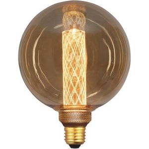 LED Filament Globe lamp | 125mm | Gold | 3,5 Watt | Dimbaar | 2000K - Extra warm