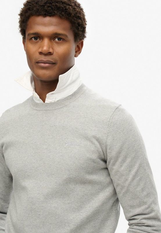 Superdry - Vintage Embroidered Cash - Trui - Katoen- en Kasjmiermix