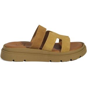 DESA Muiltje Suède Bruin Vrouwen Schoenpunt: Open Maat: 37 EU