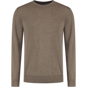 GENTS - Ronde Hals - Katoen - Koffiebruin