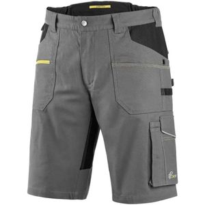 Werkshorts CANIS SAFETY CXS STRETCH heren, grijs-zwart, maat 58
